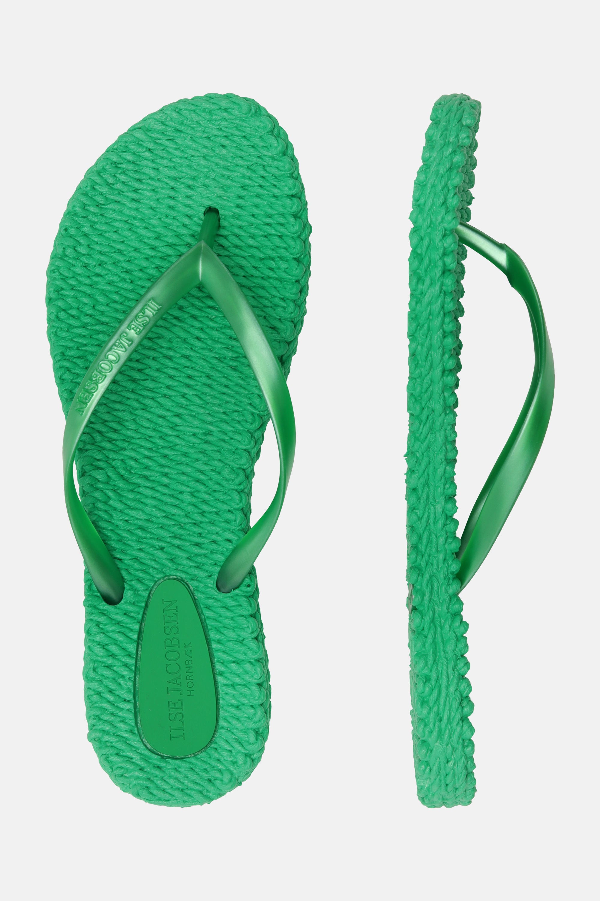 Flip Flops With Logo - Fern Green